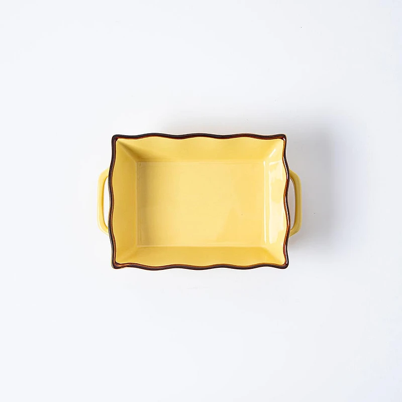 KSP Tuscana Rectangle Fluted Bakeware with Handle