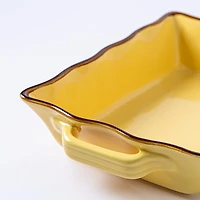 KSP Tuscana Rectangle Fluted Bakeware with Handle