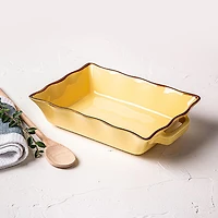 KSP Tuscana Rectangle Fluted Bakeware with Handle