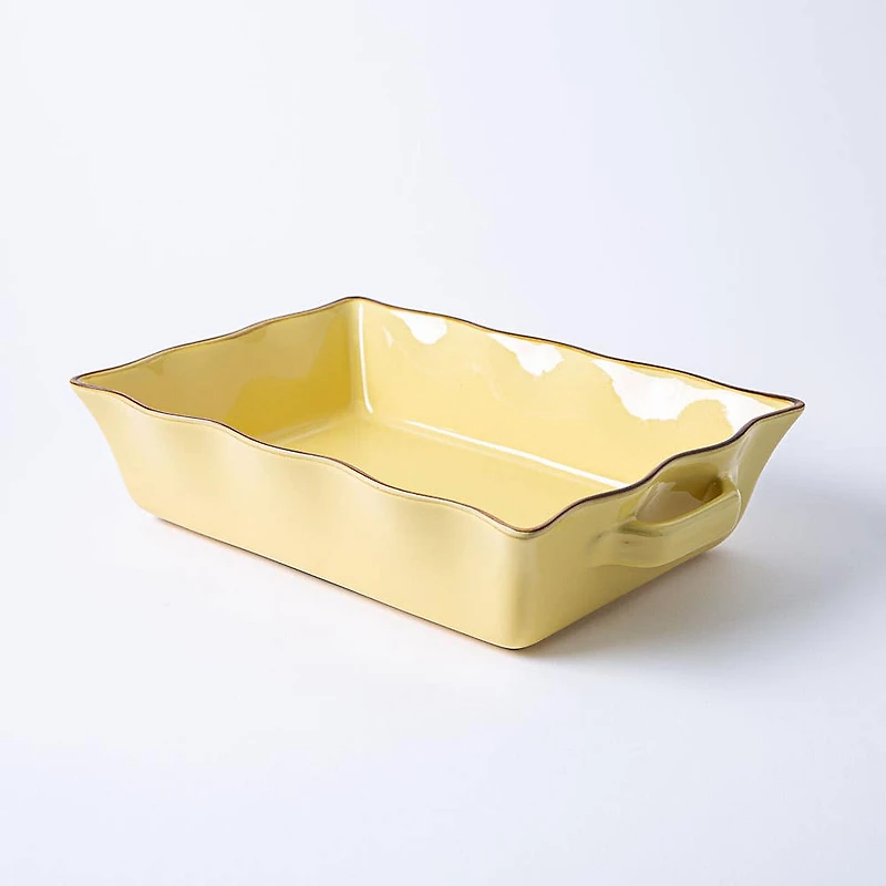 KSP Tuscana Large Rectangle Fluted Bakeware with Handle