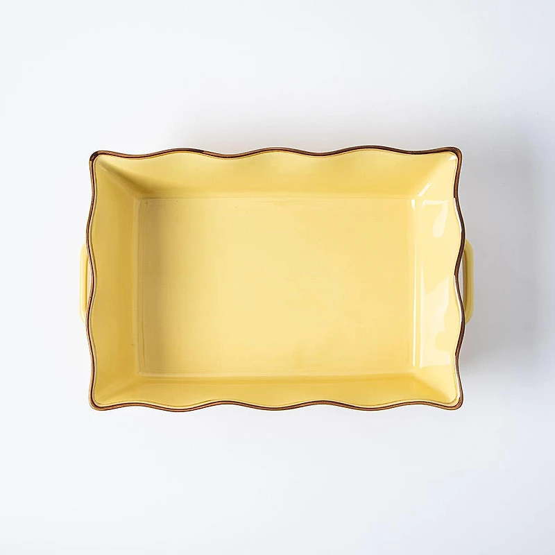 KSP Tuscana Large Rectangle Fluted Bakeware with Handle