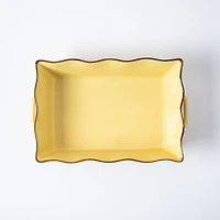 KSP Tuscana Large Rectangle Fluted Bakeware with Handle