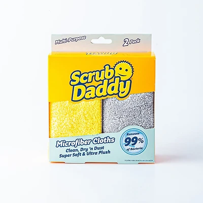 Scrub Daddy Cleaning Multi-Purpose Microfiber Cloth - Set of 2