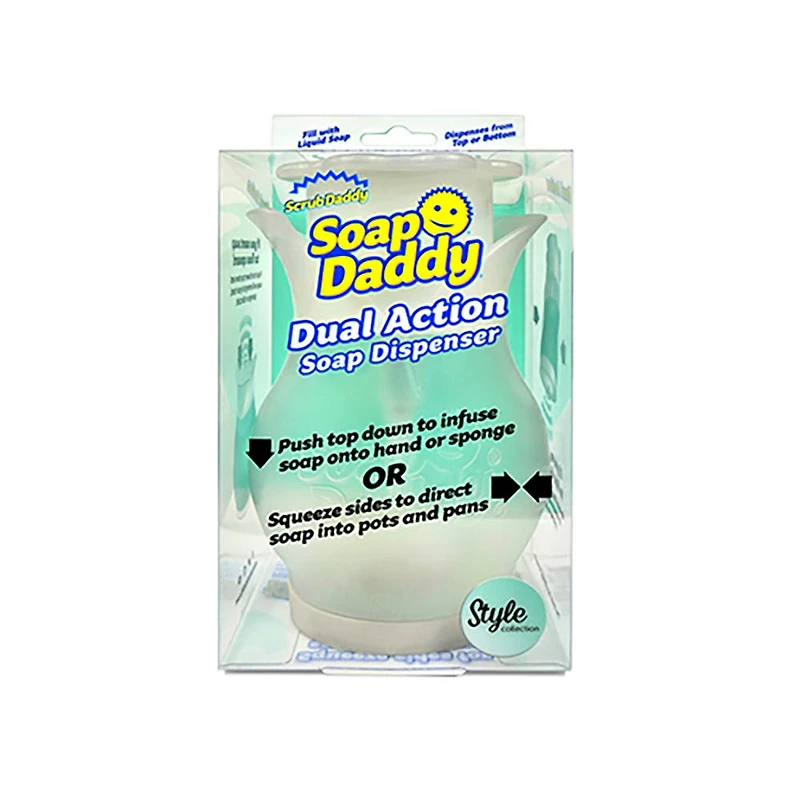 Scrub Daddy 'Soap Daddy' Dual Action Soap Dispenser 12oz.