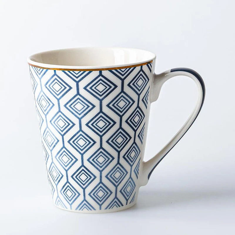 KSP Graphic 'Lattice' Mug - Set of 4 (10.5oz.)