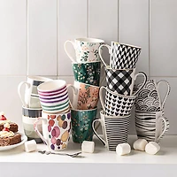 KSP Graphic 'Motif' Mug - Set of 4 (10.5oz.)