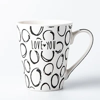 KSP Graphic 'Words' Mug - Set of 4 (10.5oz.)