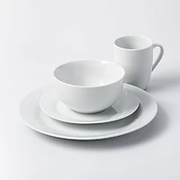 KSP Heirloom Porcelain Dinnerware - Set of 16 (White)