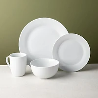 KSP Heirloom Porcelain Dinnerware - Set of 16 (White)