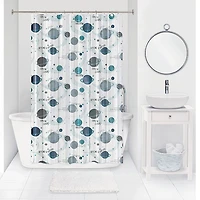 Splash Peva 'Planets' Shower Curtain (Teal)