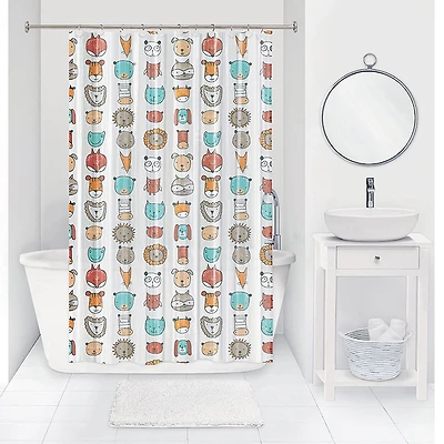Splash Peva 'Wild Besties' Shower Curtain (Multi Colour)