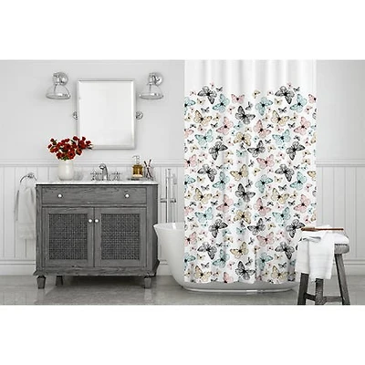 Splash Polyester Fabric 'Fly Away' Shower Curtain