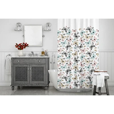 Splash Polyester Fabric 'Fly Away' Shower Curtain