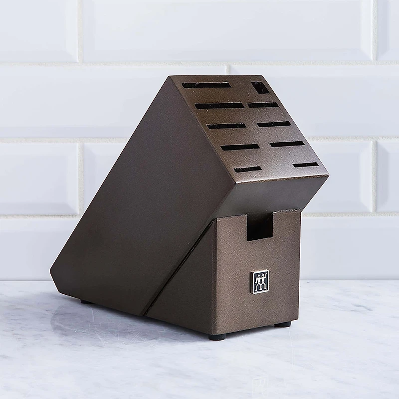 ZWILLING 11-Slot Wood Knife Block (Charcoal)