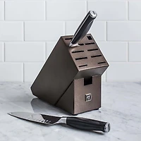ZWILLING 11-Slot Wood Knife Block (Charcoal)