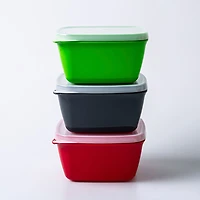 Joie Meal Seal Food Storage Container Square - Set of 3