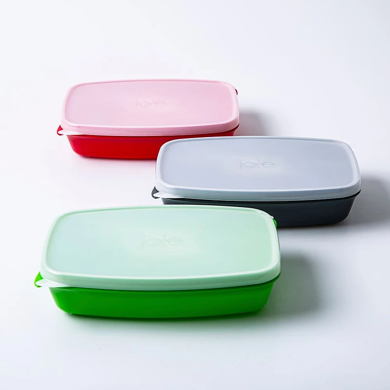 Joie Meal Seal Food Storage Container Rect. - Set of 3