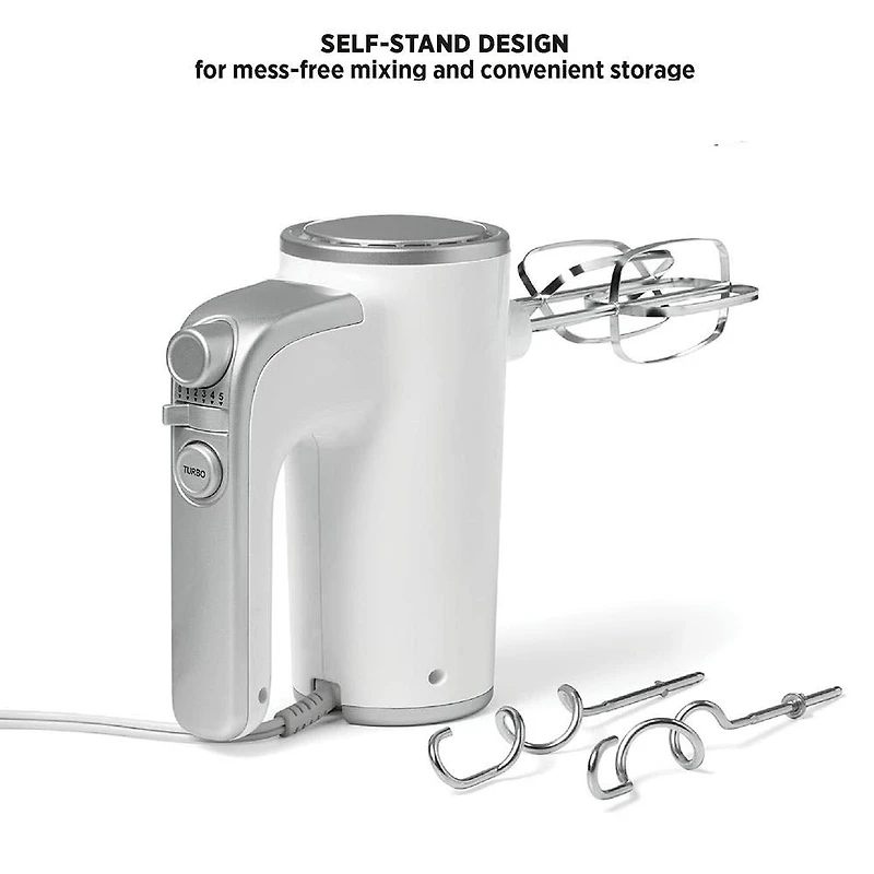Starfrit Beat-It 5-Speed Hand Mixer (White)