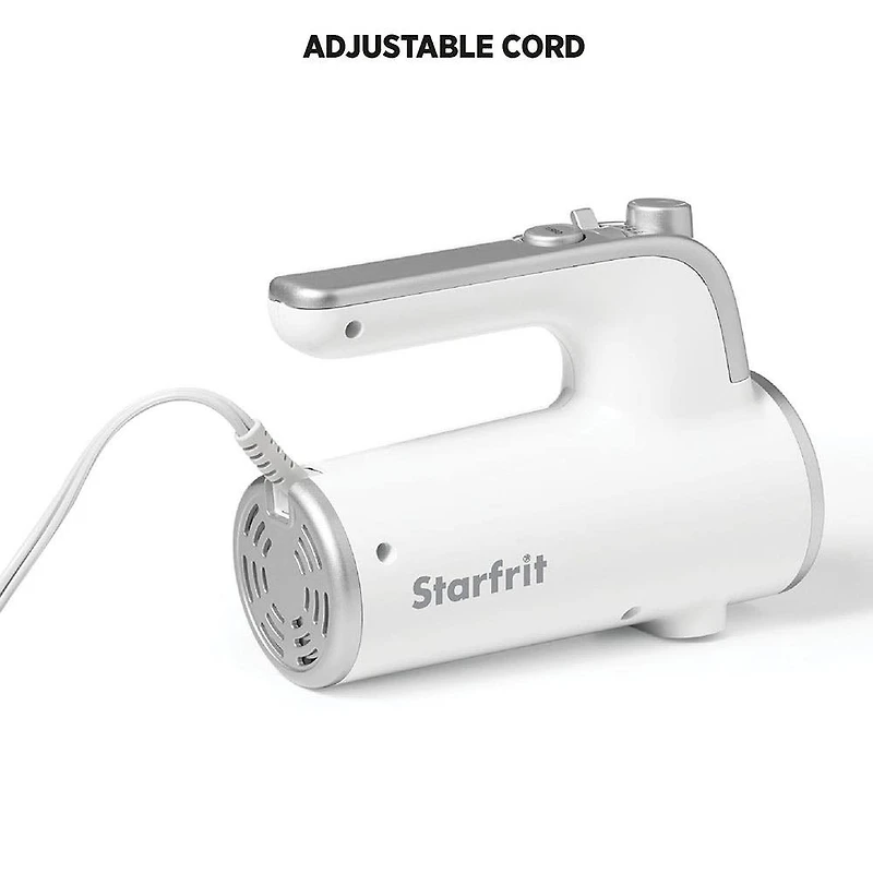 Starfrit Beat-It 5-Speed Hand Mixer (White)