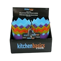 Kitchen Basics Cook Silicone Egg Poacher - Set of 2