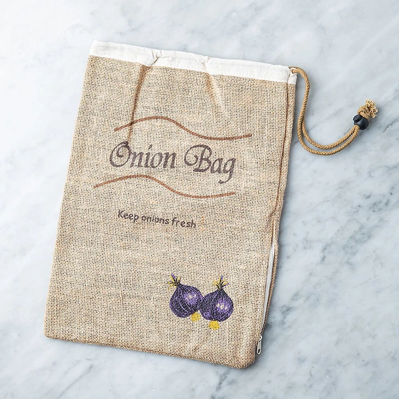 Homeworks Keep Fresh Jute Onion Storage Bag