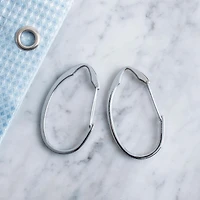 Splash Cinch Curtain Rings (Chrome) - Set of 12