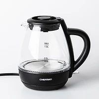 Chefman Fast-Boil Cordless Glass Kettle 1L