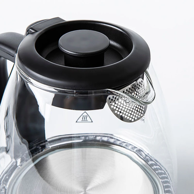 Chefman Fast-Boil Cordless Glass Kettle 1L