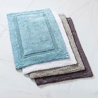 KSP Plush Single Race Track Anti-Skid Cotton Bathmat 20x32" (Lt