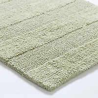 KSP Plush Thick Stripe Cotton Reversible Bathmat 20x32" (Sage)