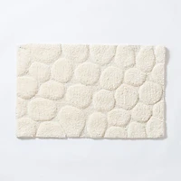 KSP Plush Pebble Anti-Skid Cotton Bathmat 20x32" (Natural)