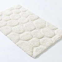 KSP Plush Pebble Anti-Skid Cotton Bathmat 20x32" (Natural)