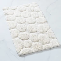 KSP Plush Pebble Anti-Skid Cotton Bathmat 20x32" (Natural)