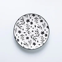 KSP Bonnie Porcelain Dinnerware - Set of 12 (Black/White)