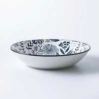 KSP Florence Porcelain Dinnerware - Set of 12 (Blue/White)