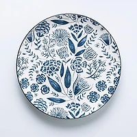 KSP Florence Porcelain Dinnerware - Set of 12 (Blue/White)