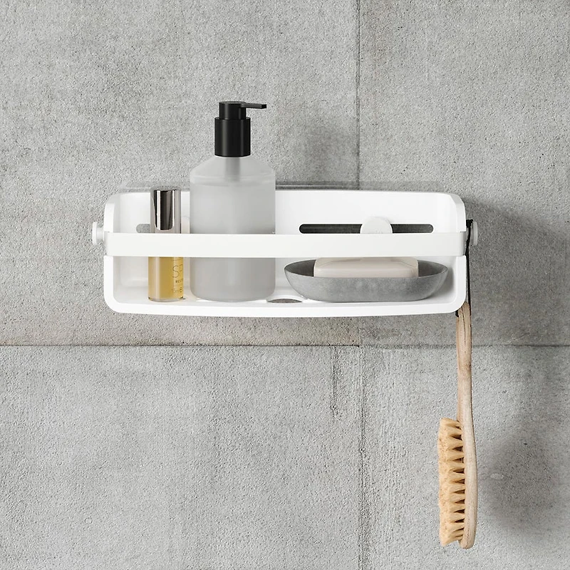 Umbra Flex Adhesive Basket (White)