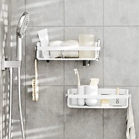 Umbra Flex Adhesive Wall Shelf (White)