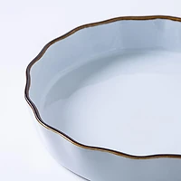 KSP Tuscana Fluted Tart  Dish (White)