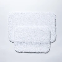 Harman Flow Plush Ant-skid Bathmat 17x24" (white)