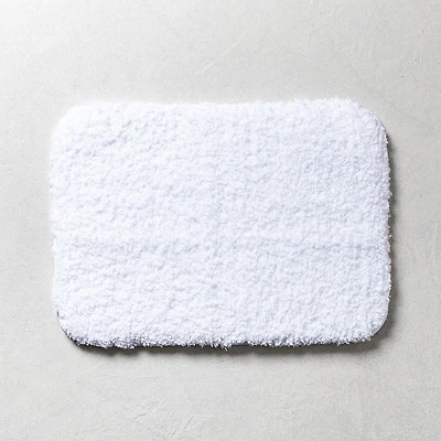 Harman Flow Plush Ant-skid Bathmat 17x24" (white)