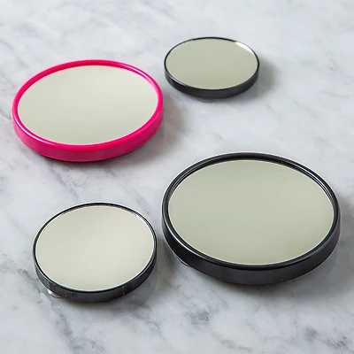 Upper Canada Danielle Suction '10x' Compact Mirror - S/2 (Asstd.)