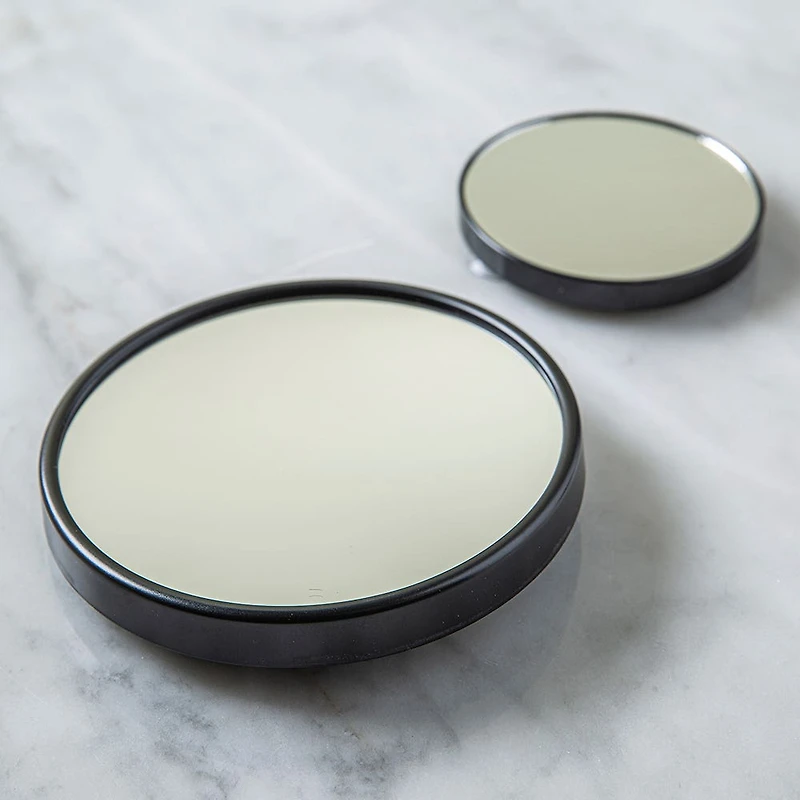 Upper Canada Danielle Suction '10x' Compact Mirror - S/2 (Asstd.)