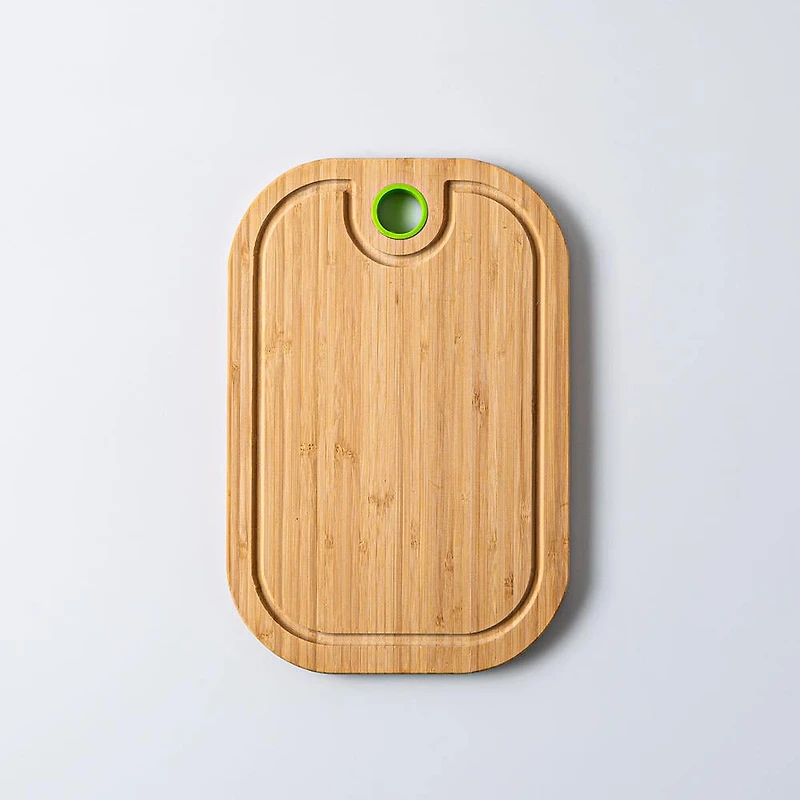 KSP Tavola Bamboo Cutting Board with Hole (Natural
