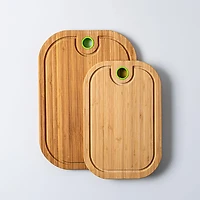 KSP Tavola Bamboo Cutting Board with Hole (Natural