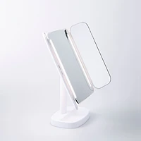 Upper Canada Danielle L.E.D. Tri-Fold '1x/3x/5x' Vanity Mirror w/ Tray