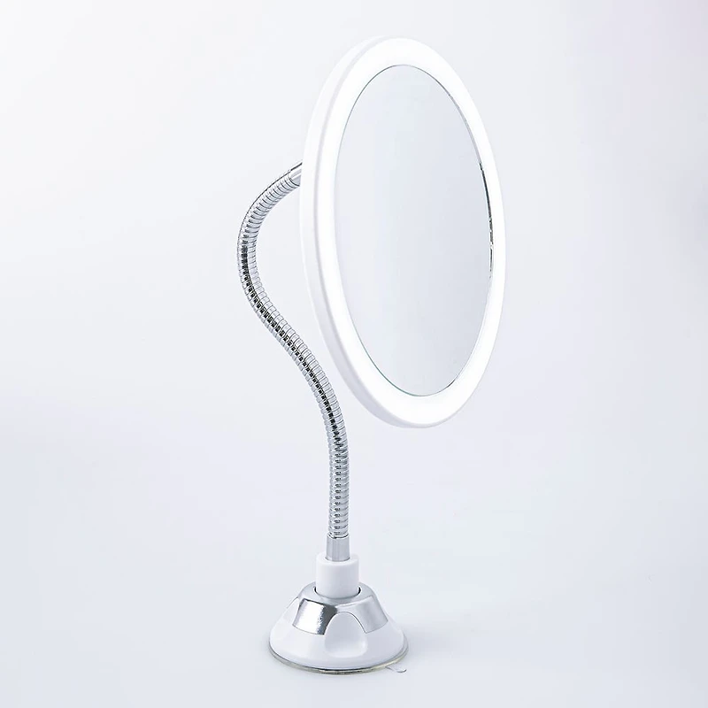 Upper Canada Danielle L.E.D. Flexible '10x' Vanity Mirror