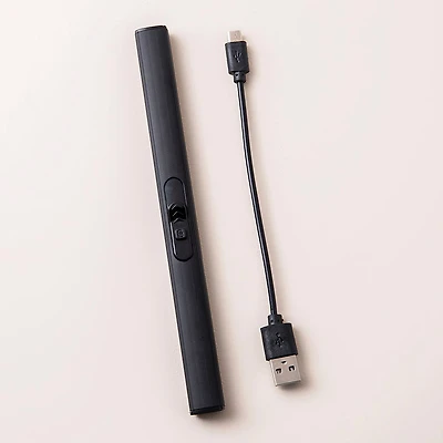 KSP Vela Rechargeable USB Lighter (Black)