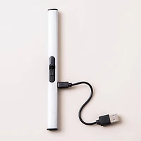 KSP Vela Rechargeable USB Lighter (Silver)
