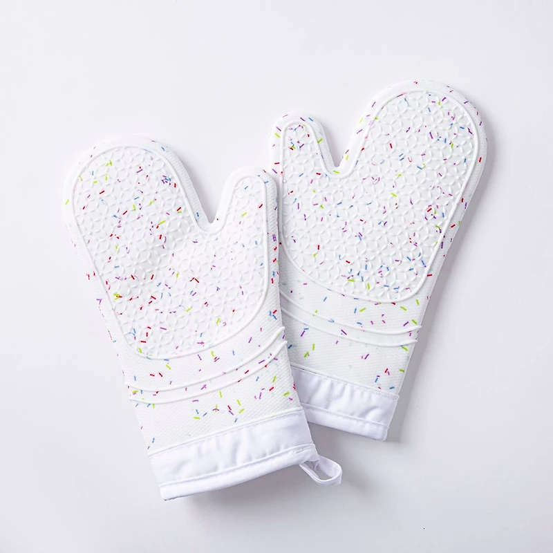 KSP Colour Splash Lined Silicone Oven Mitt